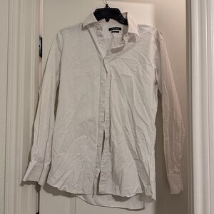 Mens white indochino button down